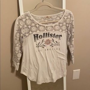 Hollister quarter sleeve knitted shirt
